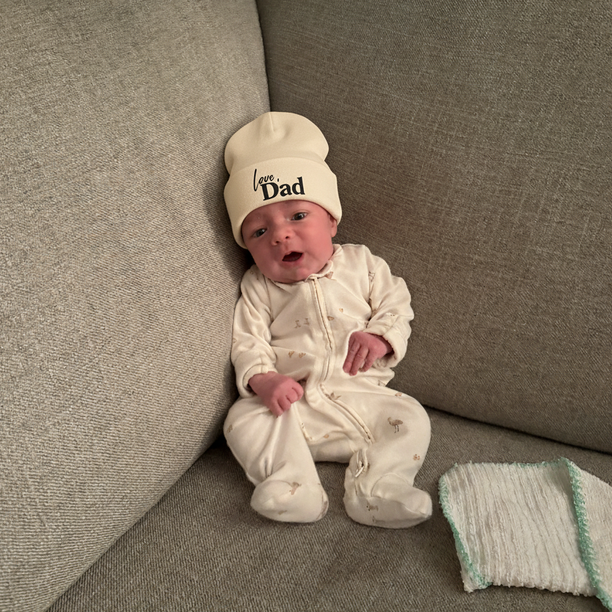 Love, Dad™ Organic Cotton Baby Hat